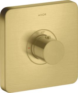 hansgrohe Fertigset ShowerSelect HF UP-Thermostat, softcube, brushed brass