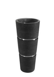 Schulte Natursteinb. wintec Aphrodite H 900mm, d 450mm, m HL, Naturstein, grau