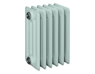 HG-TEC DIN-Stahlradiator grundiert 33 Glieder BH 450 NA 350 BL 1650 BT 220