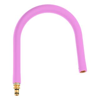 GROHE Schlauchauslauf Flexx mit Fixierungselemente, pink