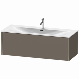 DU WTU m.Viu XViu,1 Ausz.,397x1210x480mm champagner matt/flan.grey sem. ES Ahorn
