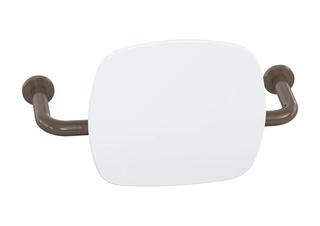 HEWI Rückenstütze 801 Wandabst. 230mm, Lehne signalweiß, umbra