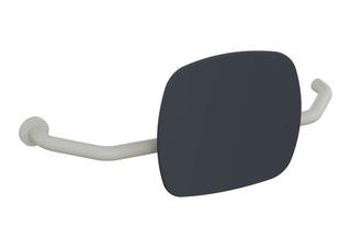 HEWI Rückenstütze 801 Wandabst. 230mm, Lehne anthr, lichtgrau