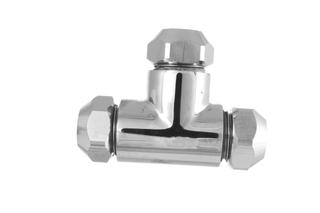 Gampper T-Verschraubung 1/2"x1/2"x1/2", verchr., f. Cu-R. d 14mm