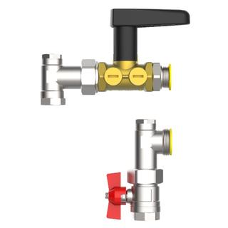 Strawa Anschlussgarnitur e-class AG 3/4" V-SRV20, vertikal