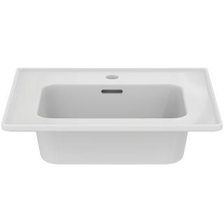 Ideal-Standard Möbelwaschtisch Strada II 54 x 46 x 18 cm, 1 Hahnloch, mit Überlauf