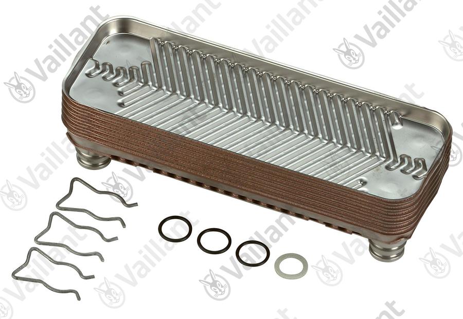 Artikelbild 1 des Artikels „VA Wärmetauscher BW, 12 Platten Vaillant-Nr. 065111 “