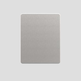 Sanit Abdeckplatte 126x162mm, f Urinal-Rohbaukasten, ES
