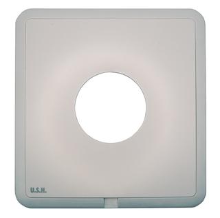 USH Abdeckplatte Top RTL mit Lochung, 175x180, weiss