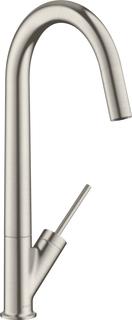 hansgrohe Spültisch-Einhebelmischer 300 EcoSmart Axor Starck mit Schwenkauslauf