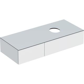 Geberit Waschtisch-Unterschrank VariForm 120 x 23,5 x 51 cm, 2 Schubladen, für Aufsatzwaschtisch
