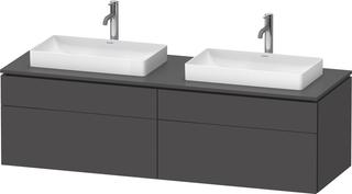 Duravit Waschtisch-Unterschrank L-Cube 162x55x48,2cm, 2 SBK, gra m, k EinrSy