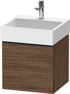 Duravit Waschtisch-Unterschrank D-Neo 48,4x44,2cm, sw/Nuss d, 1 Ausz., wandh