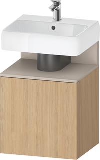 Duravit Waschtisch-Unterschrank Qatego 49x42x64,5cm, 1 T, T. re, Tau m/Eich Nat