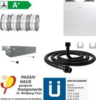 BOSCH Wohnungslüftungspaket BOPA VE5 V5001 C 450, Wandkonsolen-Set
