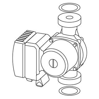 Uponor Central Port P-Group Grundfoss UPM XL 32-125