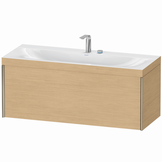 Duravit WT-Unterschrank c-bonded XViu 120x48cm, 1 AZ, 2 HL, C m, R C, Ei Nat