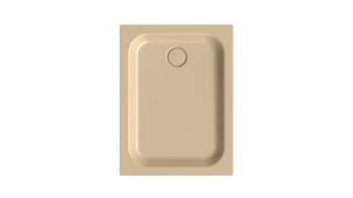 Duschwanne BetteSupra 5550 100x75x6,5cm, Glasur, bahamabeige