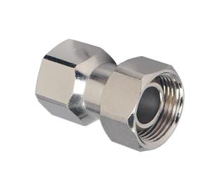 FL Verschraubung DN15, Innengewindetülle flachdichtend, ÜM G3/4 x IG 1/2
