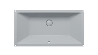 Unterbau-Waschtisch BetteComodo A231 74x38,6cm, mUEL, flanell