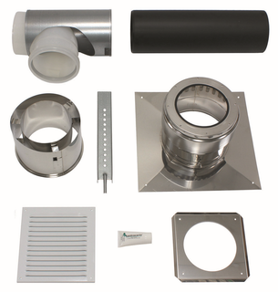 Vaillant Basis-Anschluss-Set DN 160, Schachteinbau, PP