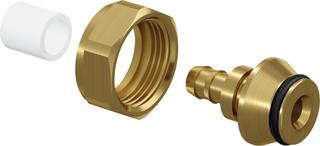 Uponor Verschraubung Minitec 9,9x1,1mm, Messing, mit G 3/4 Eurokonus