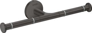 hansgrohe PRH Axor Uni. Circular dopp., Wandmontage, brushed black chrome
