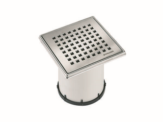 Dallmer Aufsatz Quadra S 10/150 Serie 10 150x150mm, ES, Design-Rost, massiv 5mm