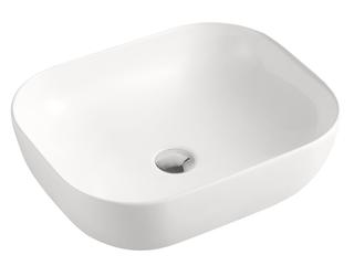 AQVAZONE Aufs.-WT AQVA CERAMICA SlimRim 500x400x145mm, ohne Überlauf, weiß