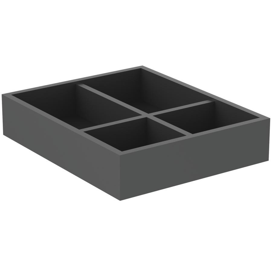 Artikelbild 2 des Artikels „IS Aufbewahrungsbox Conca 20x23x5mm, anthr. matt, 6 offene Fächer 20 x 23 x 5 mm“