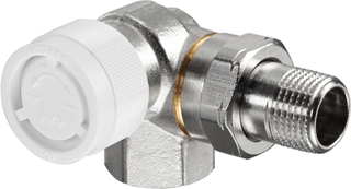 Oventrop Thermostatventil Baureihe AV 9 DN 10, Rp 3/8xR 3/8, Wink/Eck, L, MS vn