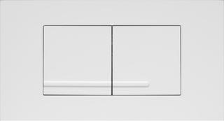 FORMAT Tec WC-Abdeckplatte Kantos weiß, Dualflush, Kunststoff