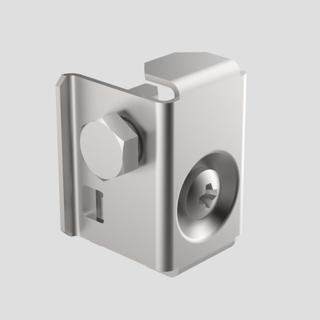 Sanit Modulverbinder mit Kreuzschlitzschraube 6mm, verzinkt
