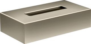 hansgrohe Kosmetikbox Axor Uni. Circular 265x145mm, Wandmontage, polished nickel