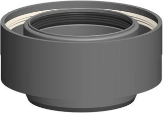 ATEC Übergang PolyClassic DN 110/158-DN 100/150, PP, weiß