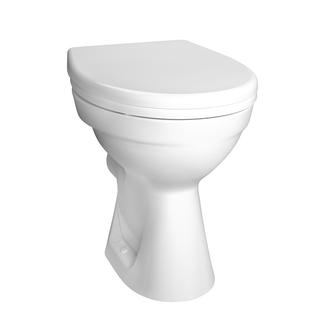 VitrA Stand-Tiefspül-WC Norm Options 35,5x46, 3/6 l, o. Spülr., we. hochglanz