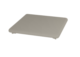 Kaldewei Ablaufdeckel CONOFLAT KA 120 warm grey50, emailliert