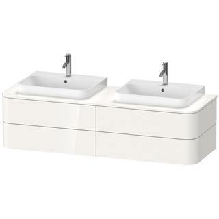 Duravit WT-Unterschrank Happy D.2 Plus 160x55cm, f K, 4 AZ, f AWT, bs, we hgl