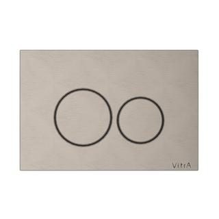 VitrA Betätigungsplatte Origin 244x9x165mm, ABS, Nickel gebürstet