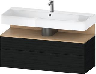 Duravit Waschtisch-Unterschrank Qatego 119x47x59cm, E Na/E s, 1 Kast, 1 Ausz.