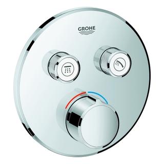 GROHE Fertigmontageset SmartControl UP-EHM, m 2 Absperrventilen, rund, chrom
