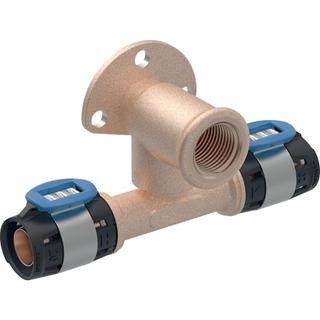 Geberit Anschlusswinkel FlowFit d 20mmxRp 1/2x20mm, 36mm, 90Gr, abges.