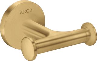 hansgrohe Handtuckhaken Axor doppelt, Wandmontage, brushed gold optic