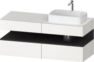 Duravit Waschtisch-Unterschrank Qatego 140x55x60cm, gra m/we m, Pl, B r, B