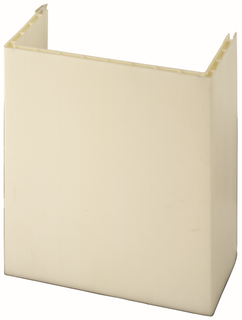 Flamco Steigstrangprofil 114/100x57/50mm, 3 m, 3-schenklig, weiß