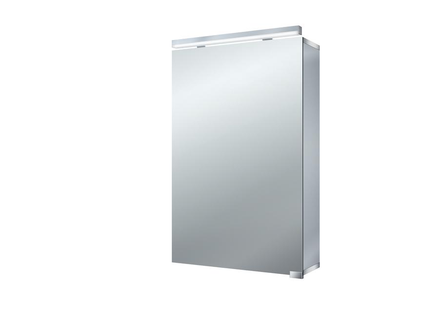Artikelbild 1 des Artikels „EMCO AP-Lichtspiegelschrank flat 2 Style 500x728mm, Alu, 1 T, Anschl rechts/links 500 x 728 mm“