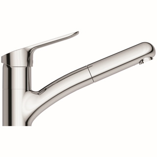 IS Spültisch-Einhebelmischer CeraFlex Ausl. 210mm, 1-Fkt.-Handbr., ch, BS