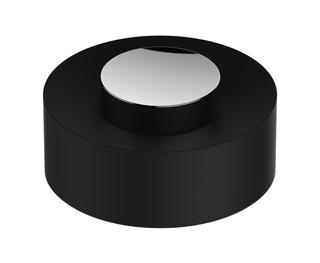 Keuco Deckel Plan Kunstst., äußere Deck sw, Alu lackiert