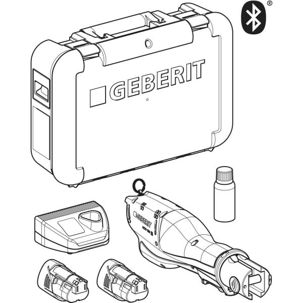 Artikelbild 2 des Artikels „Geberit Pressgerät ACO 103plus FlowFit z press. v Presssyst., Kompat. 1, i Kof. zum Verpressen von Presssystemen“