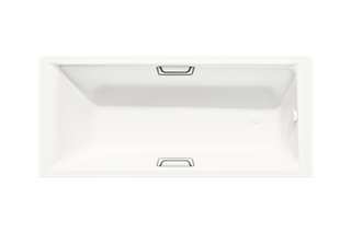 Kaldewei Badewanne PURO NEXT STAR 1431 190x90x41cm, m Haltegr., alp-we matt
